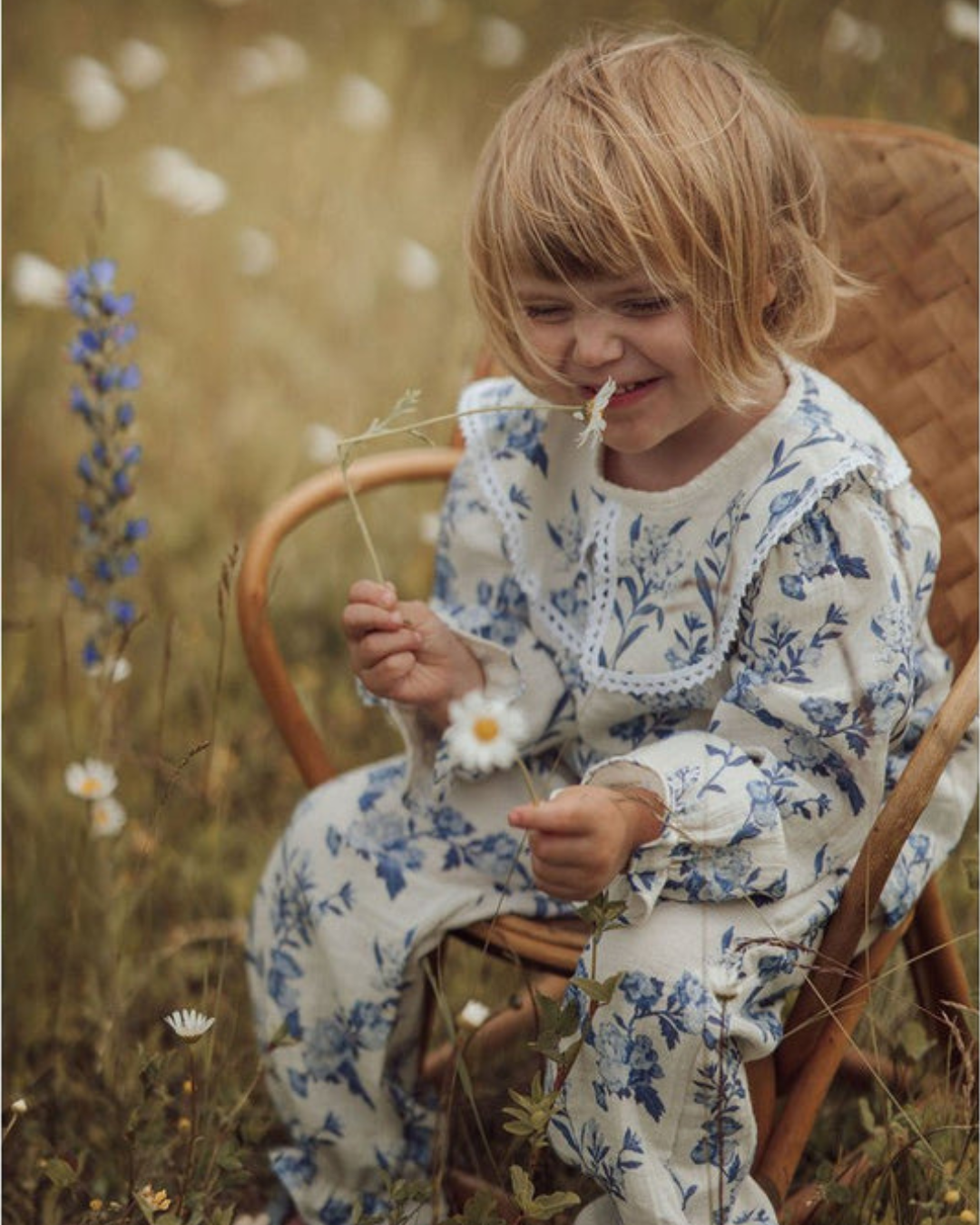 Blouse à fleurs pour fille