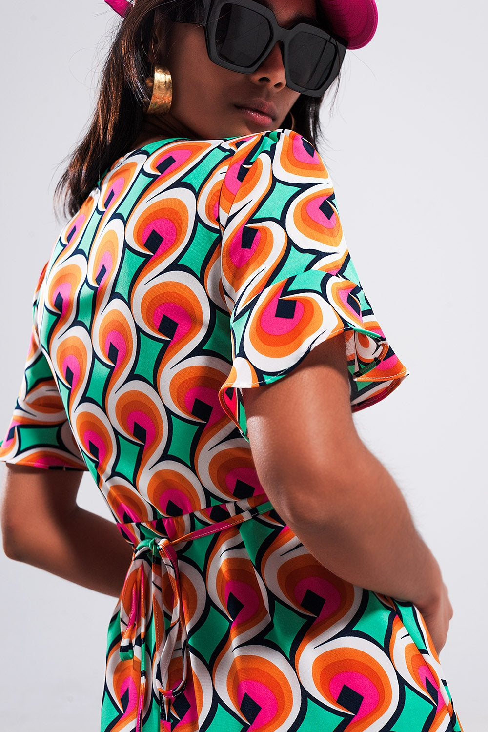Robe à Volants Années 70