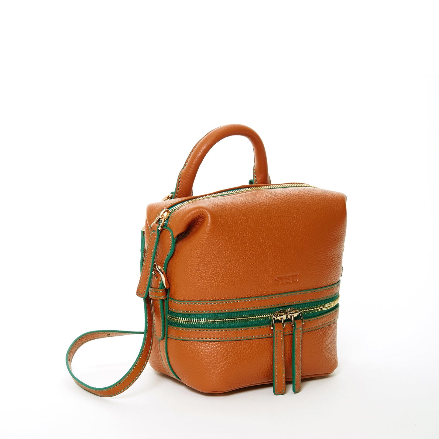 SUSU Ashley – Sac à dos en Cuir Brun 3-en-1