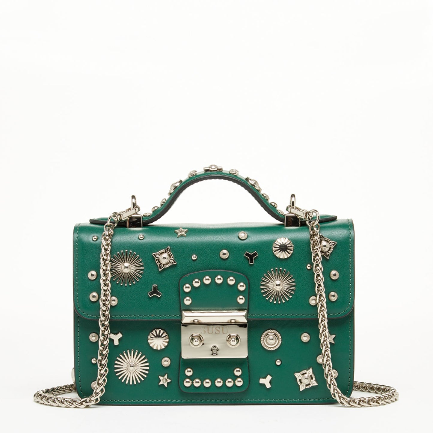 SUSU Hollywood – Sac bandoulière en cuir Vert