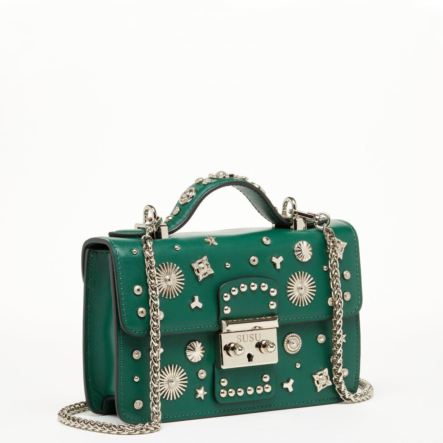 SUSU Hollywood – Sac bandoulière en cuir Vert