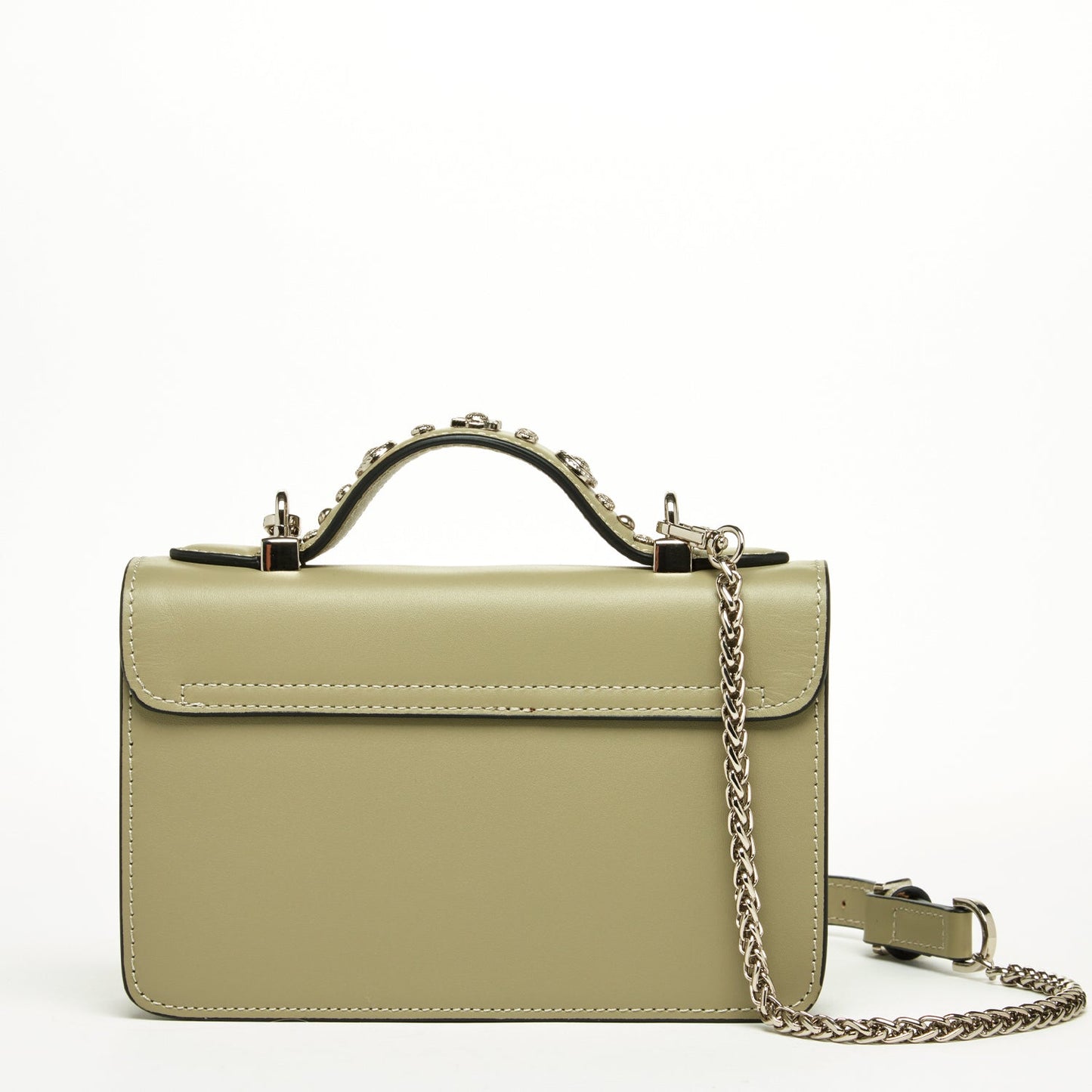 SUSU Hollywood – Sac bandoulière en Cuir Vert sauge