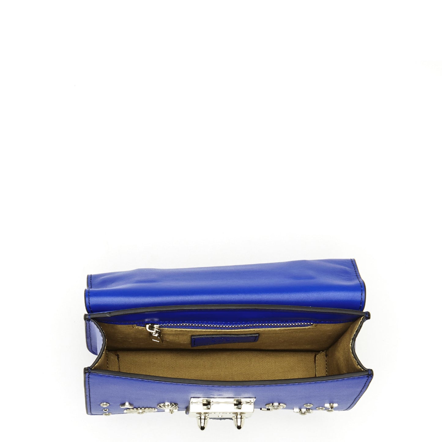 SUSU Hollywood – Sac bandoulière en Cuir Bleu Cobalt