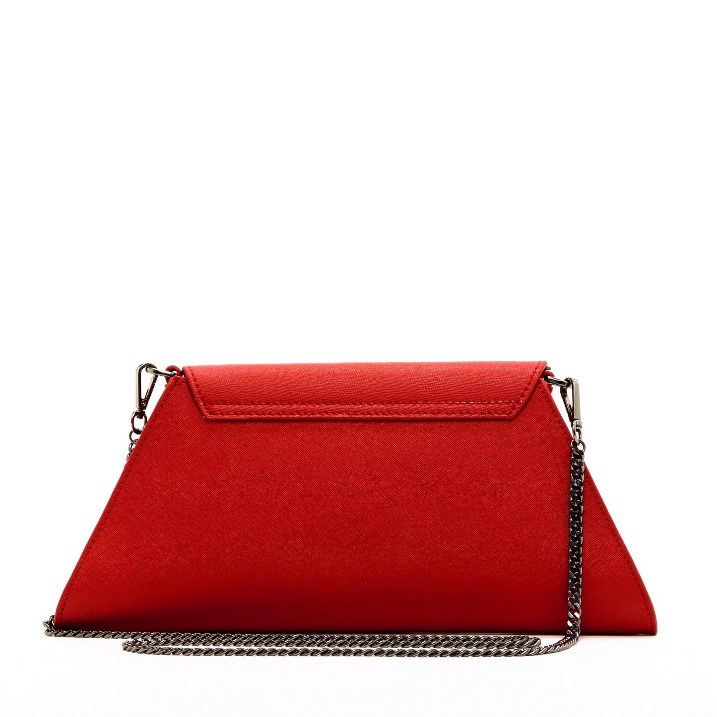 SUSU Angelica – Sac à main en Cuir Saffiano Rouge