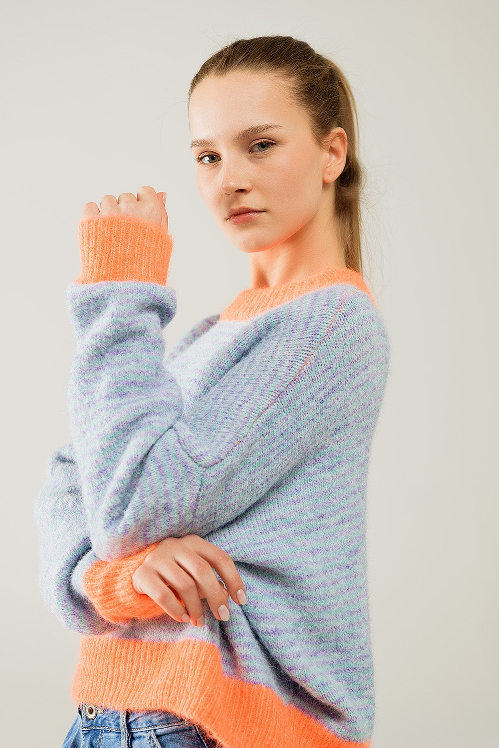 Pull Rayé Oversize