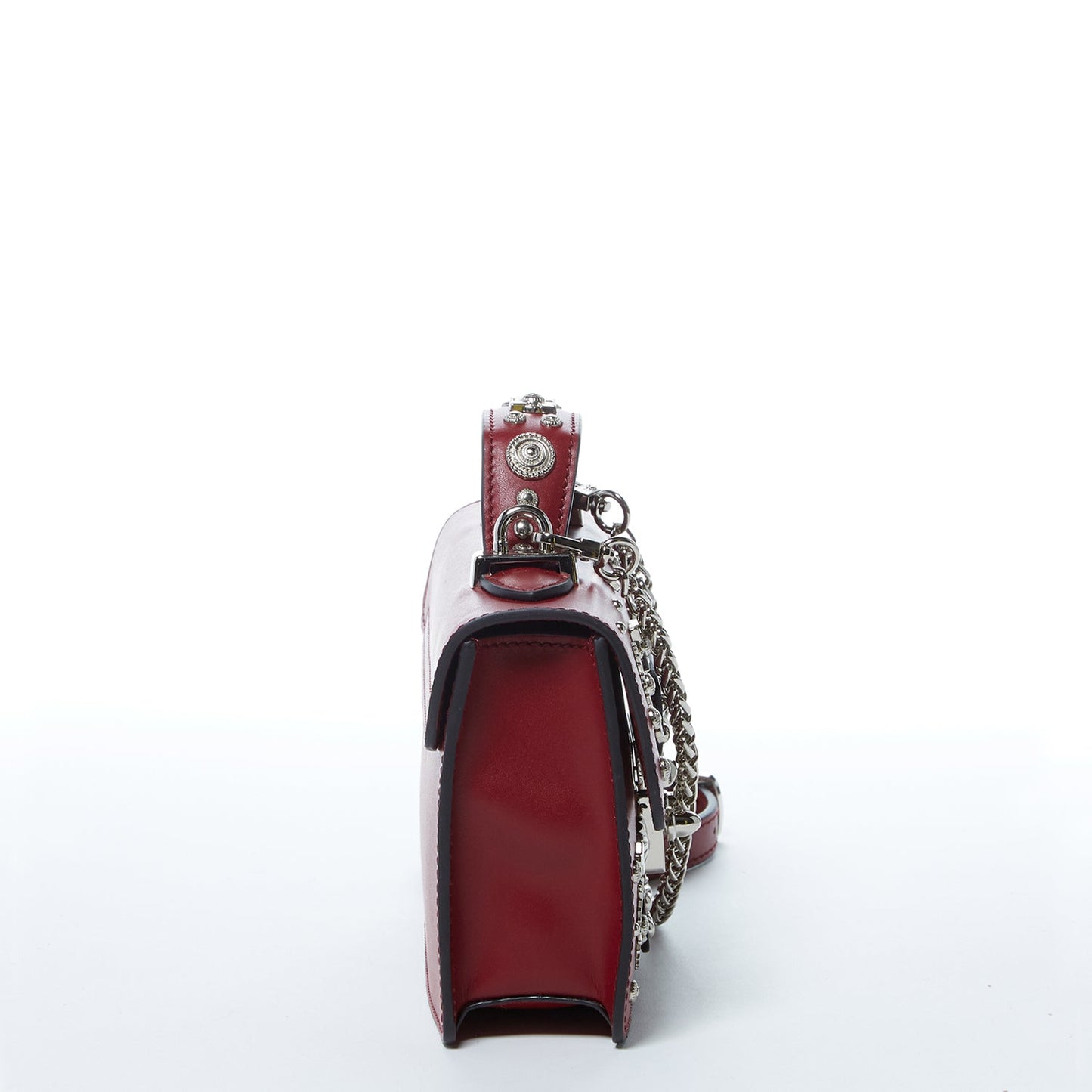 SUSU Hollywood – Sac bandoulière en Cuir Bordeaux