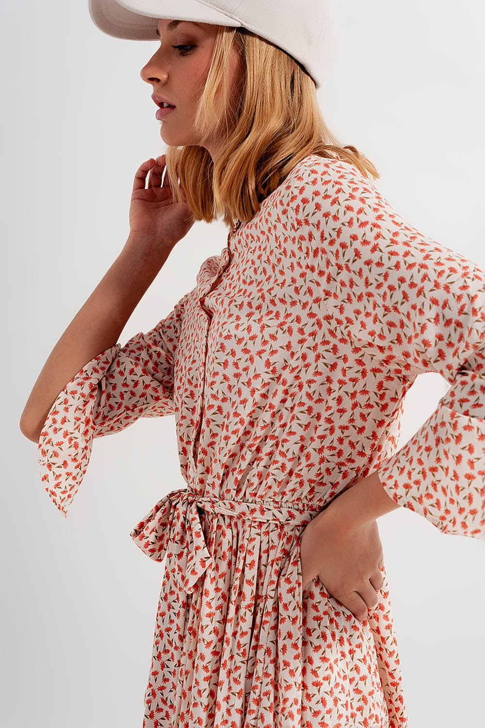 Robe Midi Boutonnée