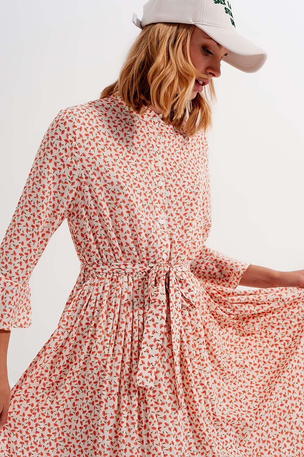 Robe Midi Boutonnée