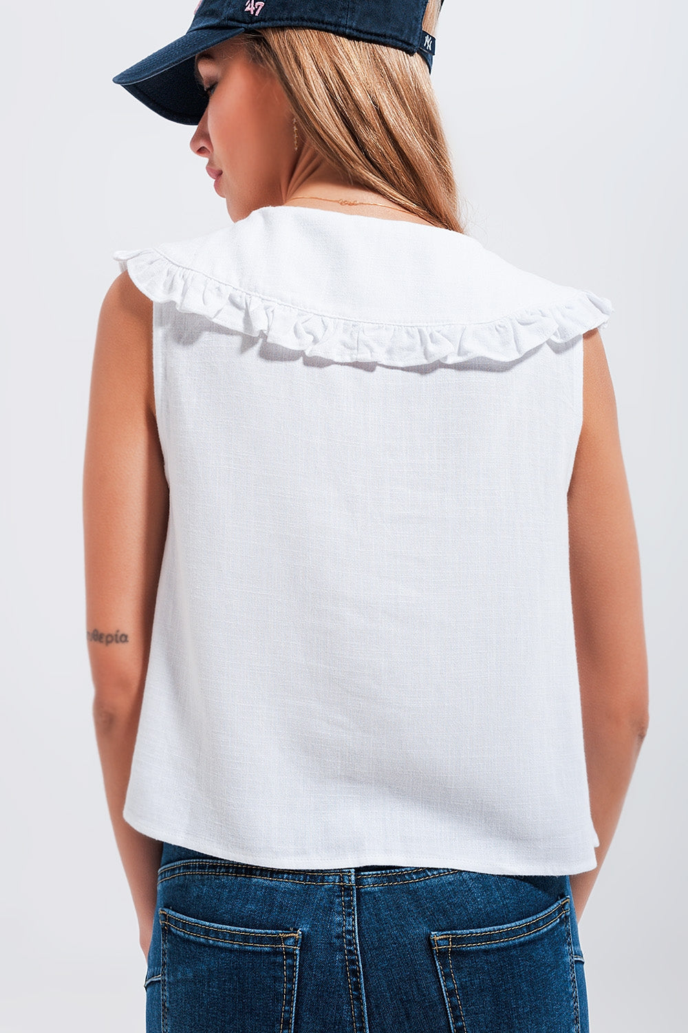 Top à Col Plastron
