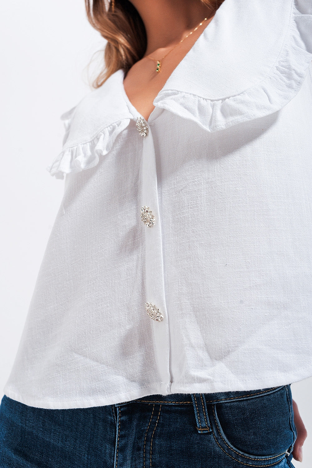 Top à Col Plastron