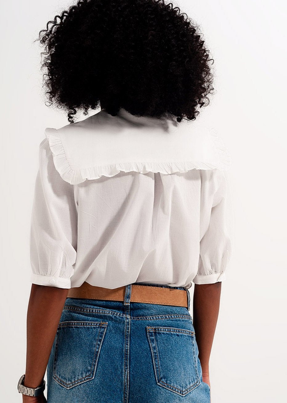 Blouse à Col Ample