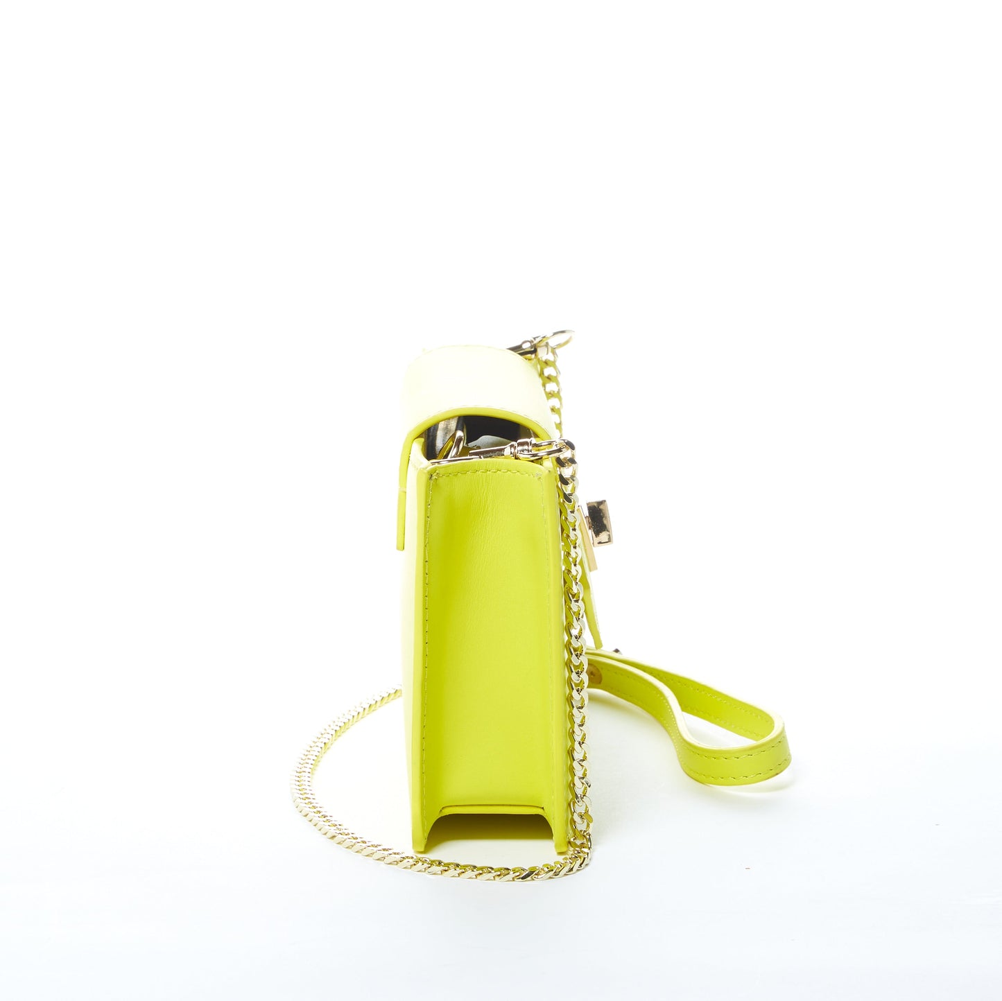 SUSU Mary Sac à main petit en Cuir Jaune Vif