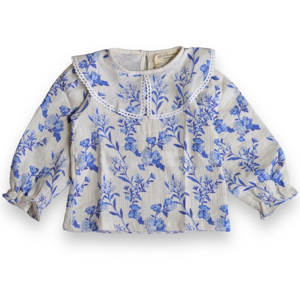 Blouse à fleurs pour fille