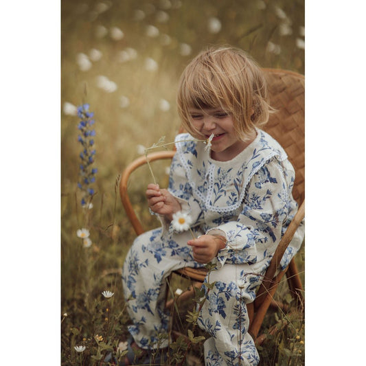 Blouse à fleurs pour fille