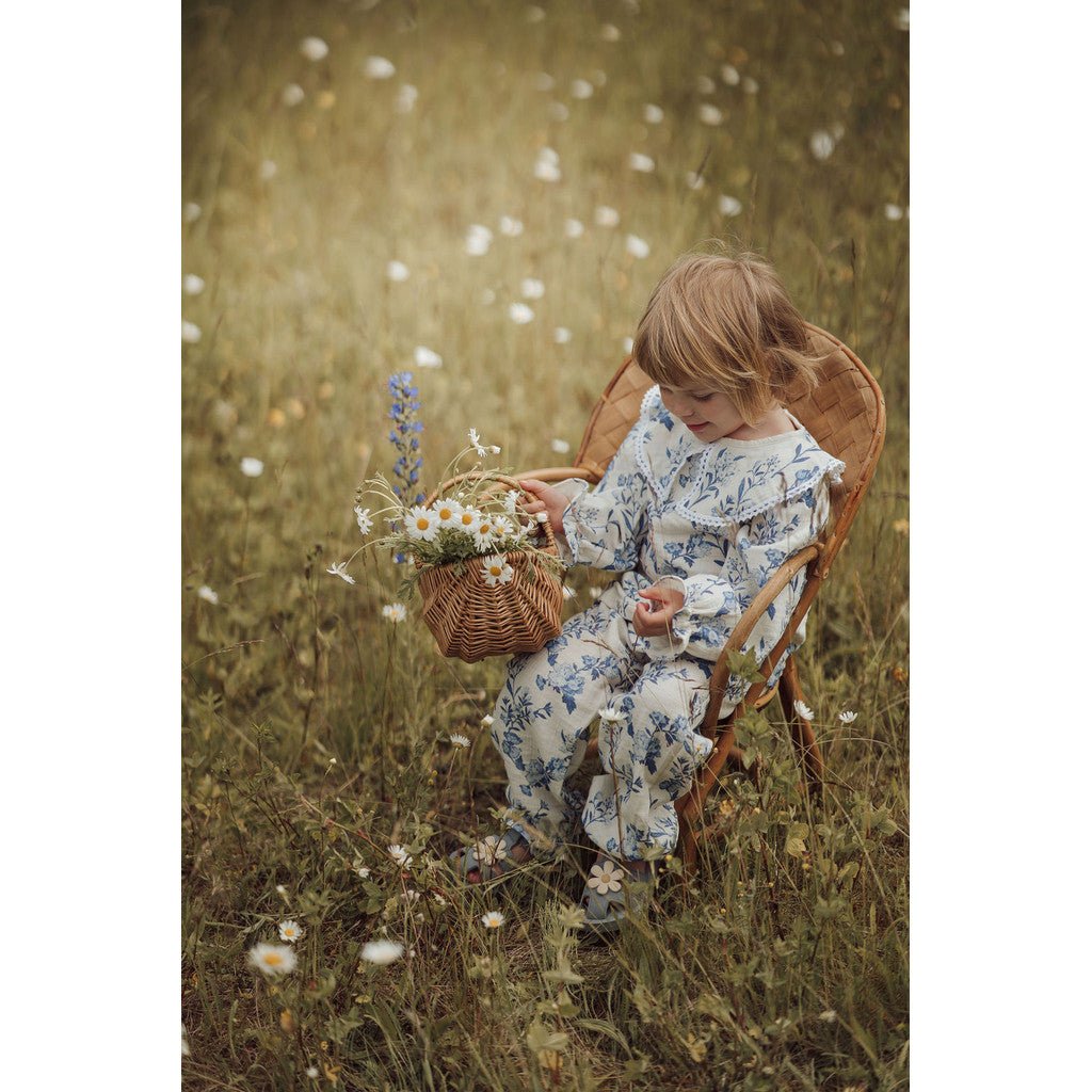 Blouse à fleurs pour fille