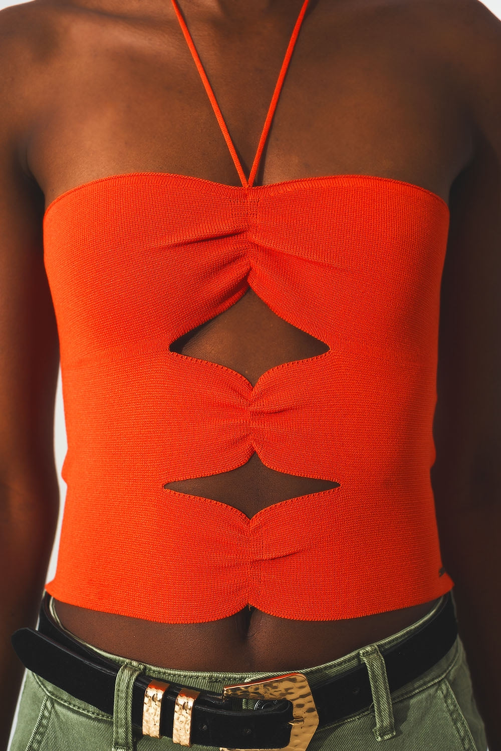 Top sans manches Bustier