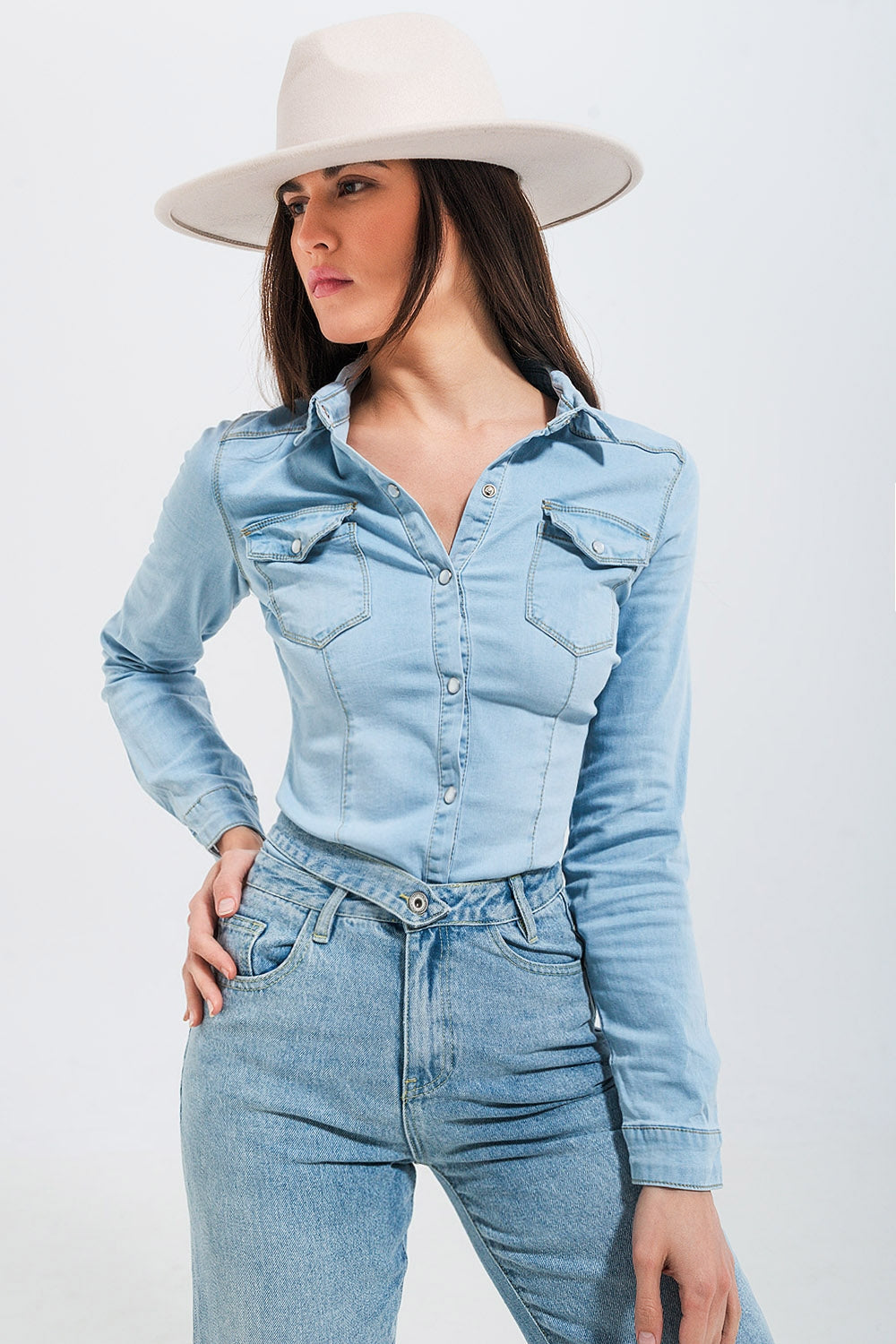 Chemise Western Denim