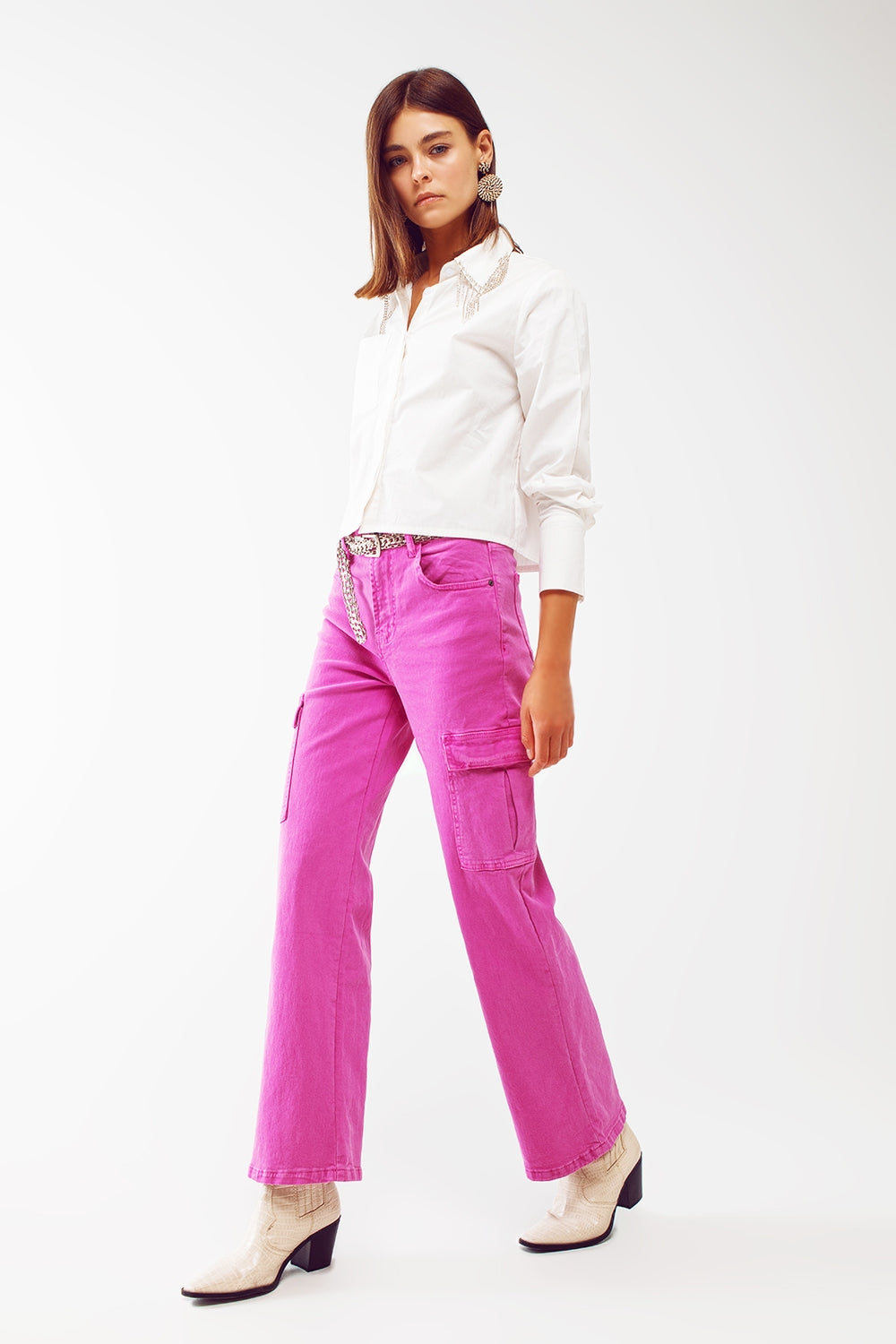 Jean Cargo Fuchsia