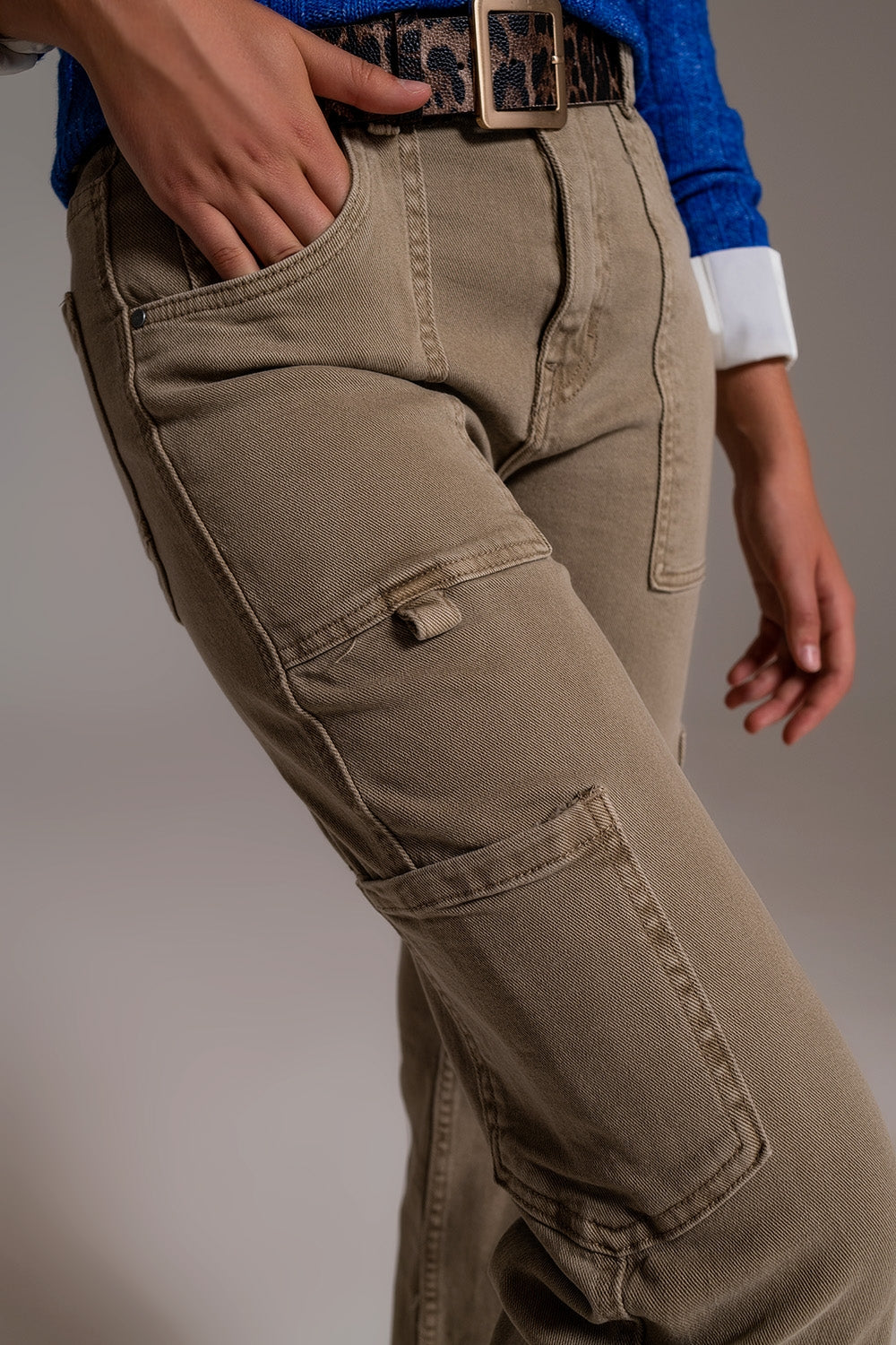 Pantalon Cargo Droit
