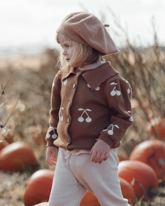 Cardigan cherry pour fille