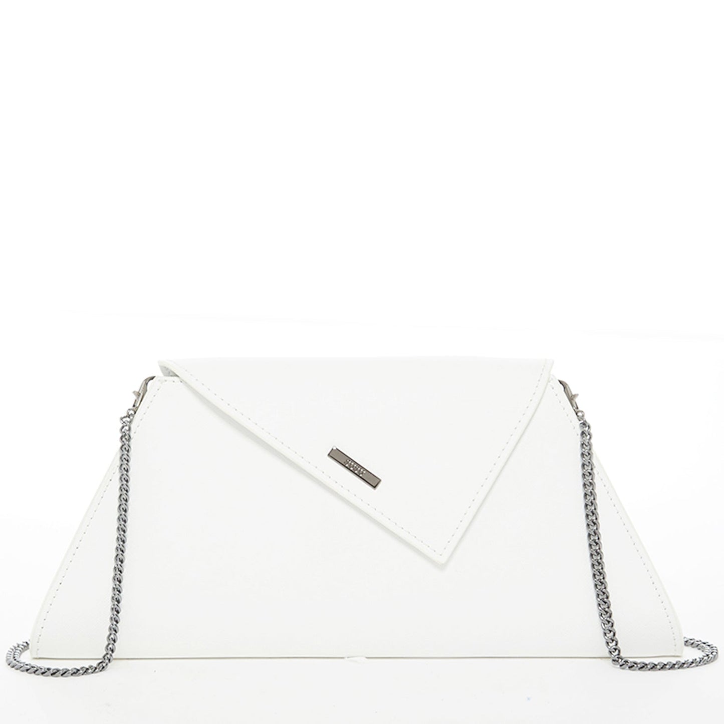 SUSU Angelica – Sac à main en Cuir Saffiano Blanc