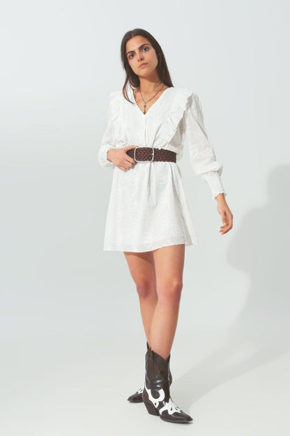 Bohemian Cotton Flower Dress