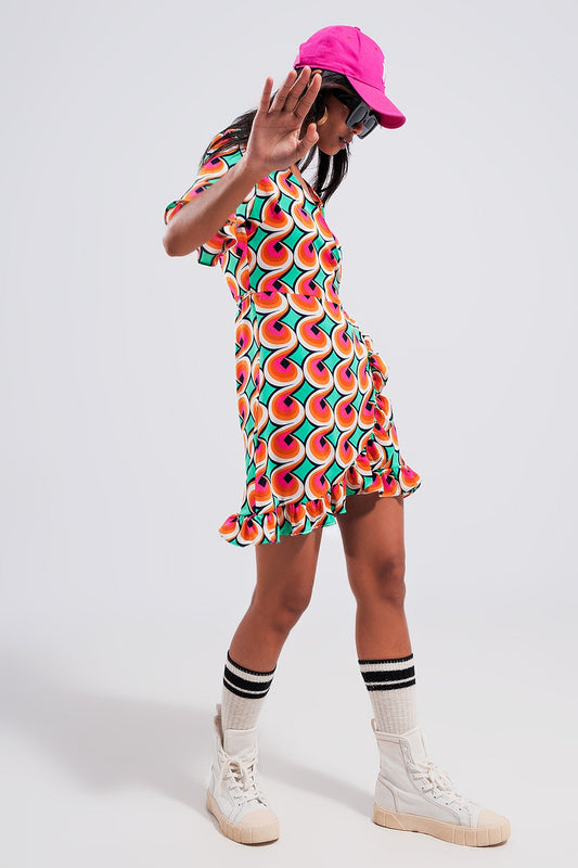 Robe à Volants Années 70