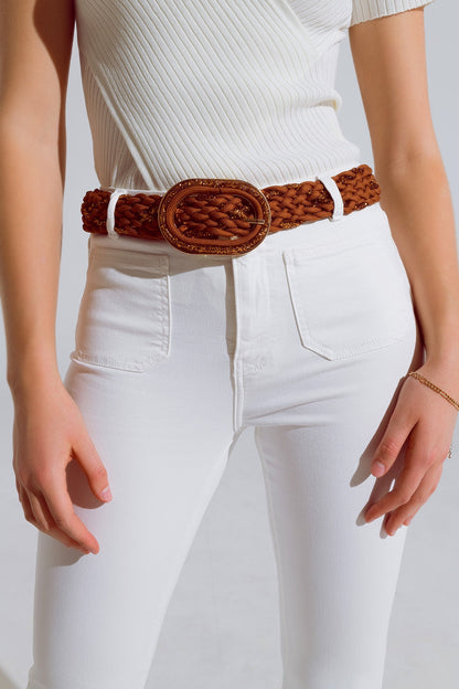 Jean skinny avec jambes évasées