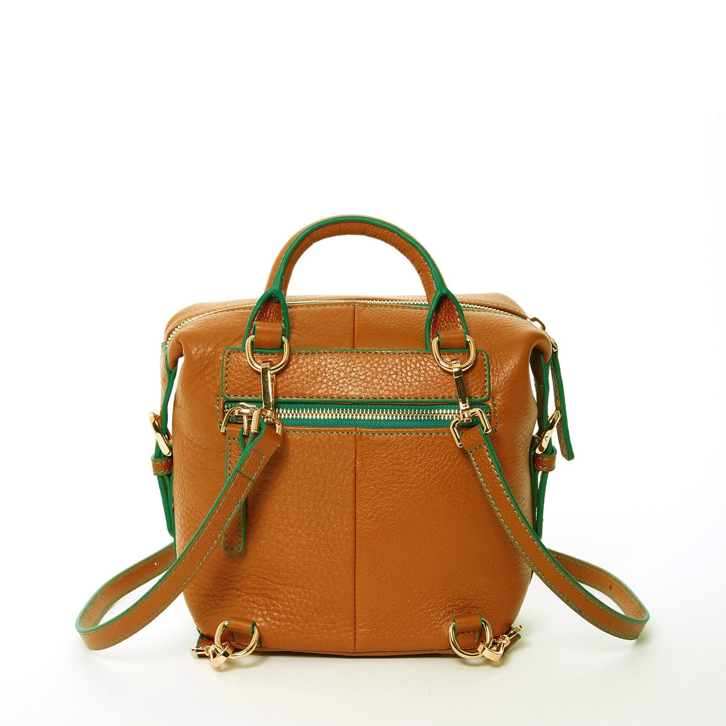 SUSU Ashley – Sac à dos en Cuir Brun 3-en-1