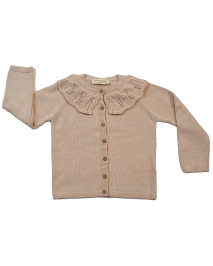 Cardigan beige pour fille