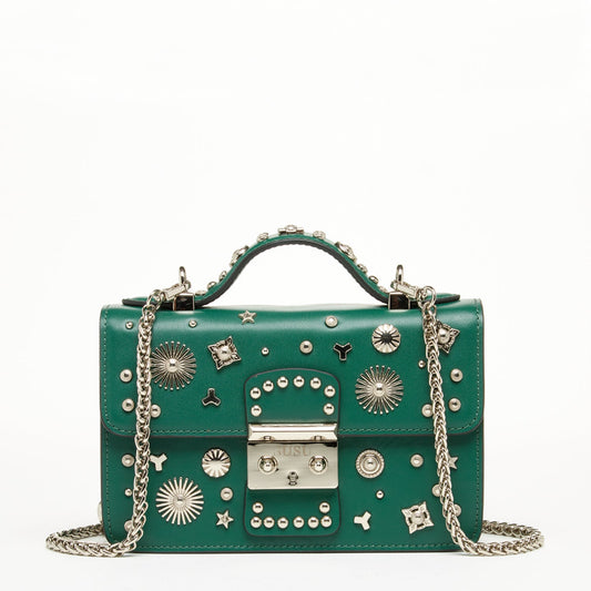 SUSU Hollywood – Sac bandoulière en cuir Vert