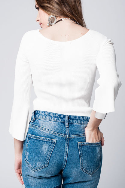 Pull Manches Trois-Quarts