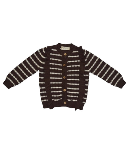Cardigan rayé pour fille