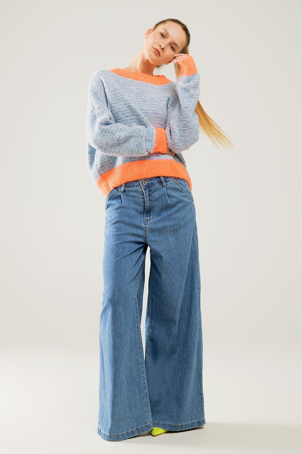 Pull Rayé Oversize