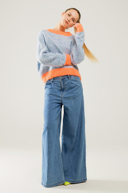 Pull Rayé Oversize