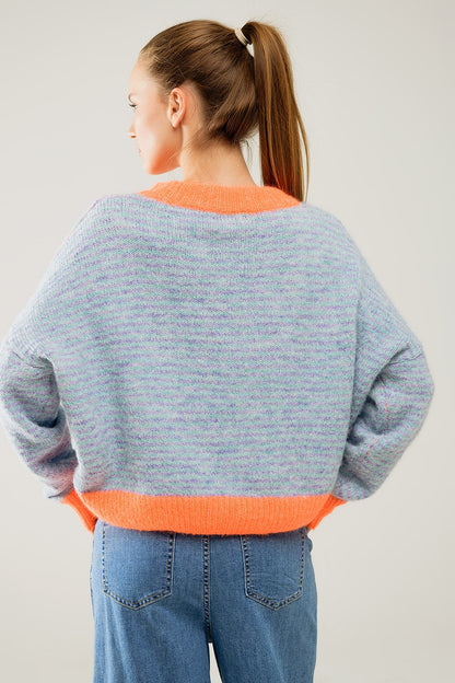 Pull Rayé Oversize