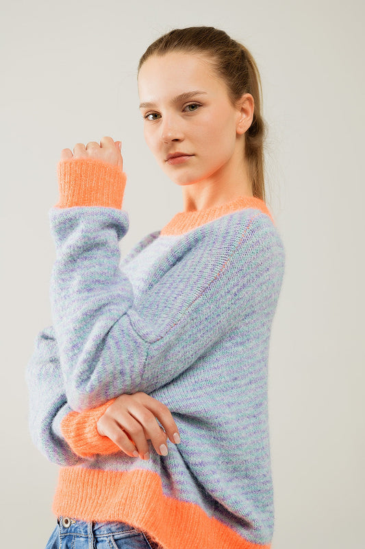 Oversized Striped Sweater