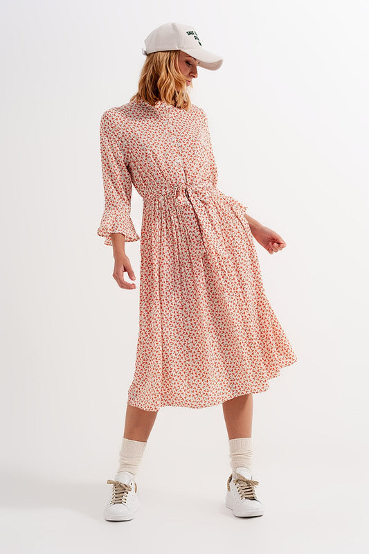 Robe Midi Boutonnée