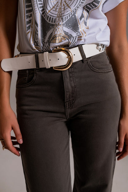 Jean Cropped Gris Fumé