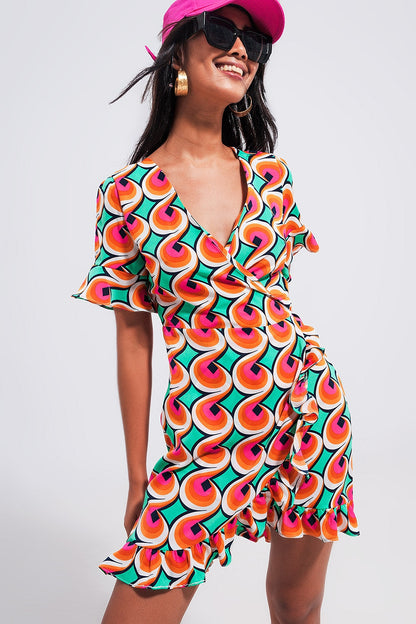 Robe à Volants Années 70