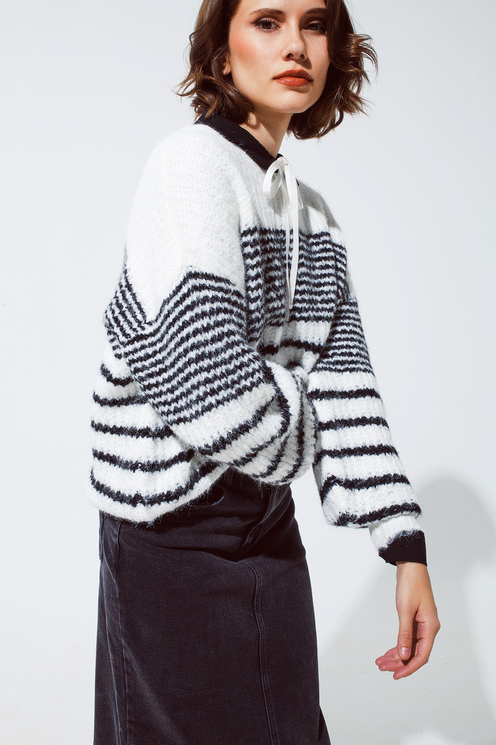 Striped Crew Neck Sweater