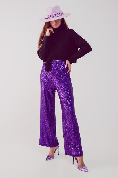 Pull Cropped Col Roulé