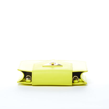 SUSU Mary Sac à main petit en Cuir Jaune Vif
