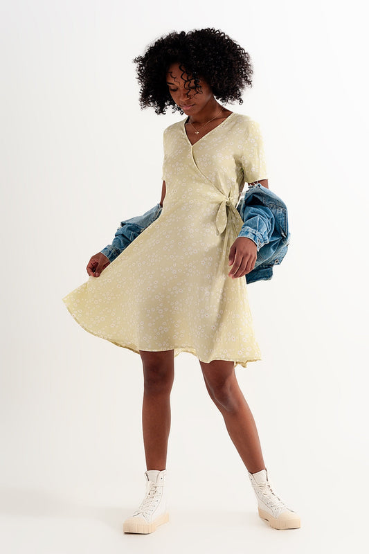 Robe Portefeuille Marguerites
