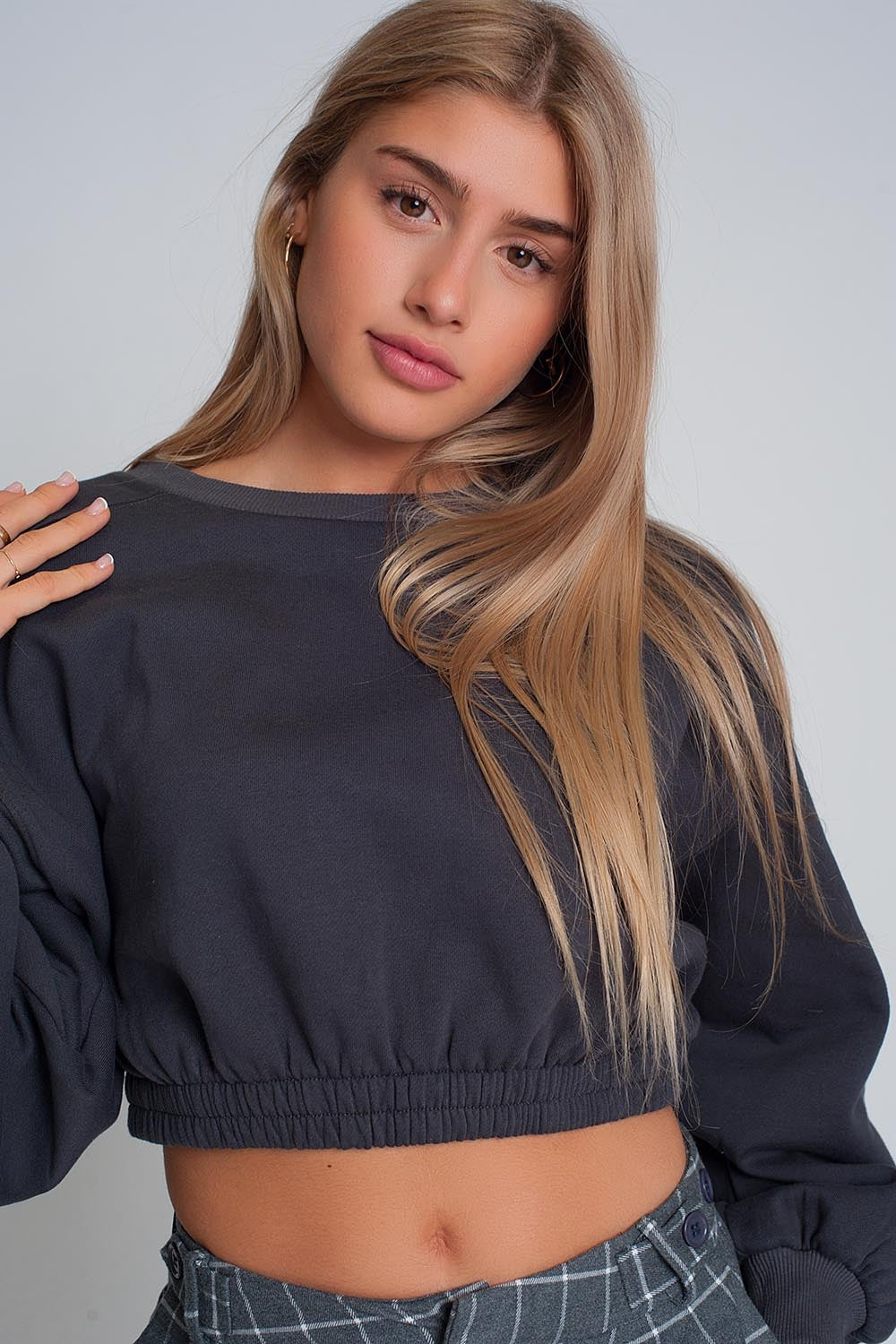 Sweatshirt Court 100% Coton
