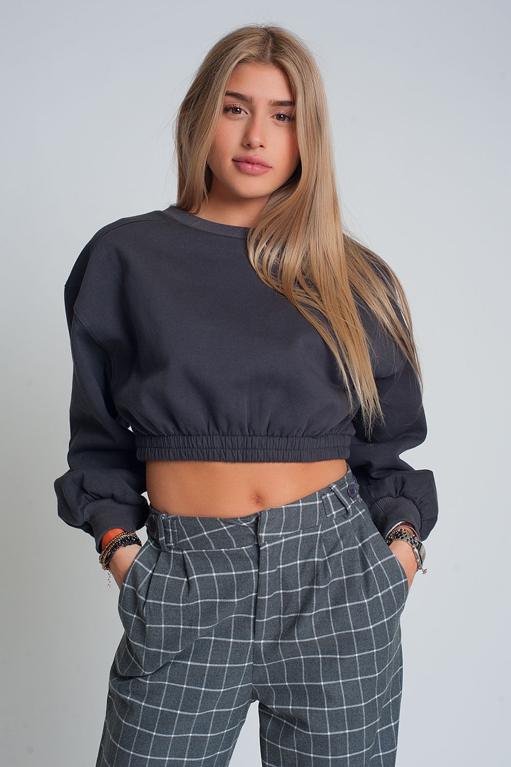Sweatshirt Court 100% Coton