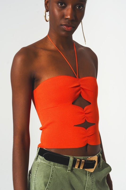 Top sans manches Bustier