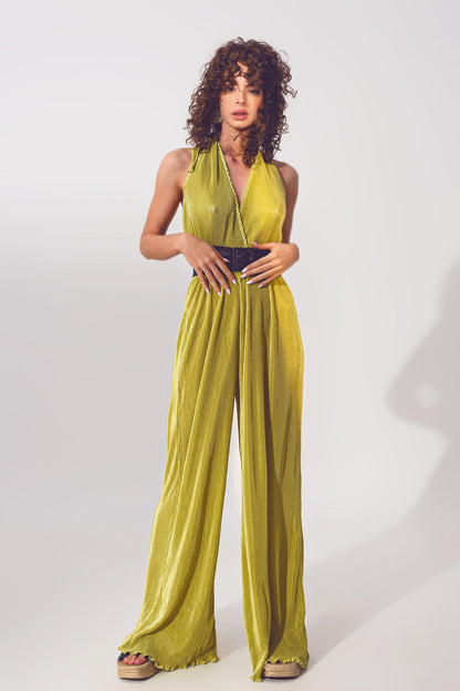 Combinaison Maxi à Col Halter