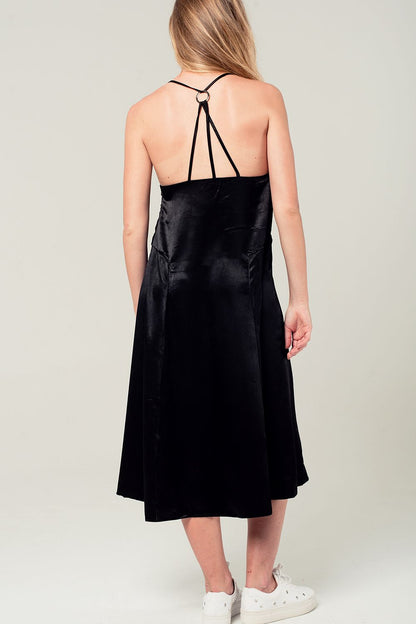 Robe Midi avec Détail au Dos