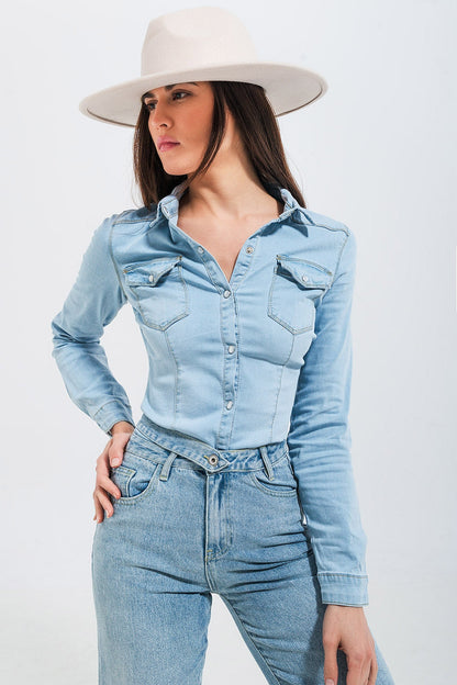 Chemise Western Denim